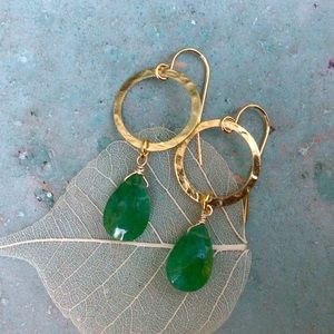 New Emerald Sundance Charm Earrings